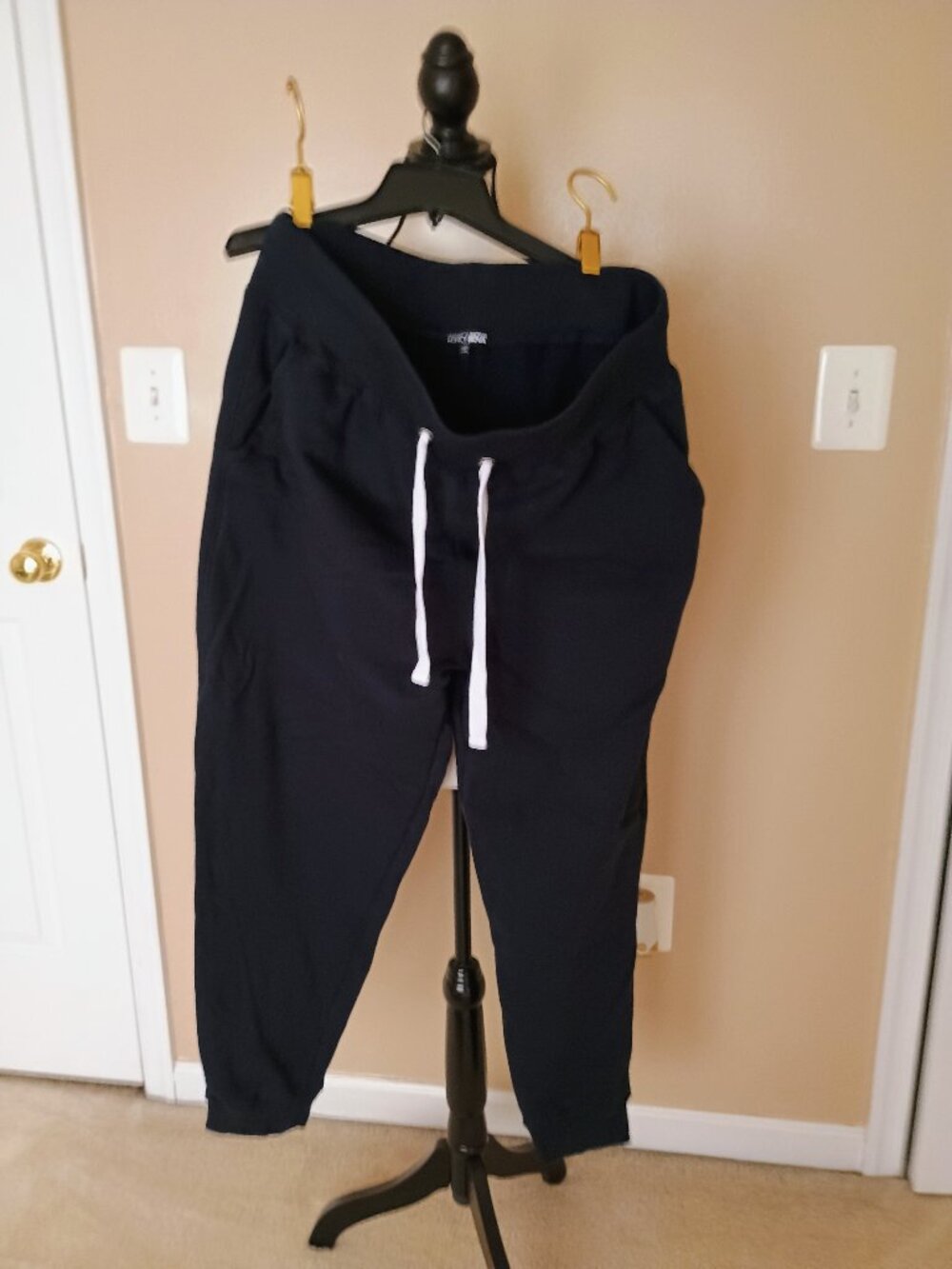 FASHION NOVA-WOMENS NAVY JOGGERS WITH SIDE POCKETS & A BACK POCKET-BRAND NEW-1X